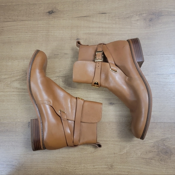 Michael Kors Arley Leather Ankle Boots - Picture 3 of 15